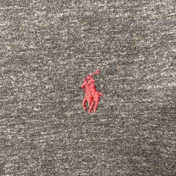 Polo by Ralph Lauren Men's Charcoal V-Neck Tee Size XL - Picture 3 of 5